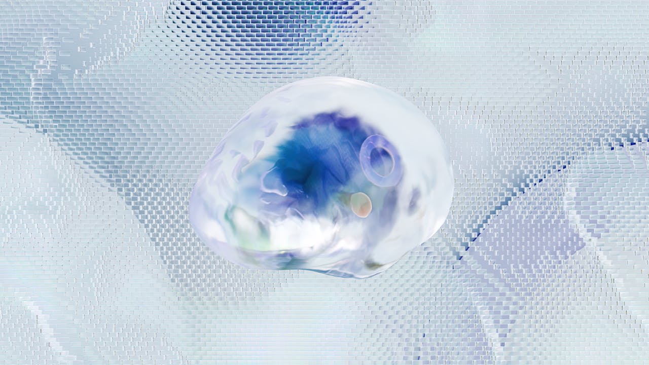 Colorful neuroscience brain visualization representing methylene blue cognitive effects