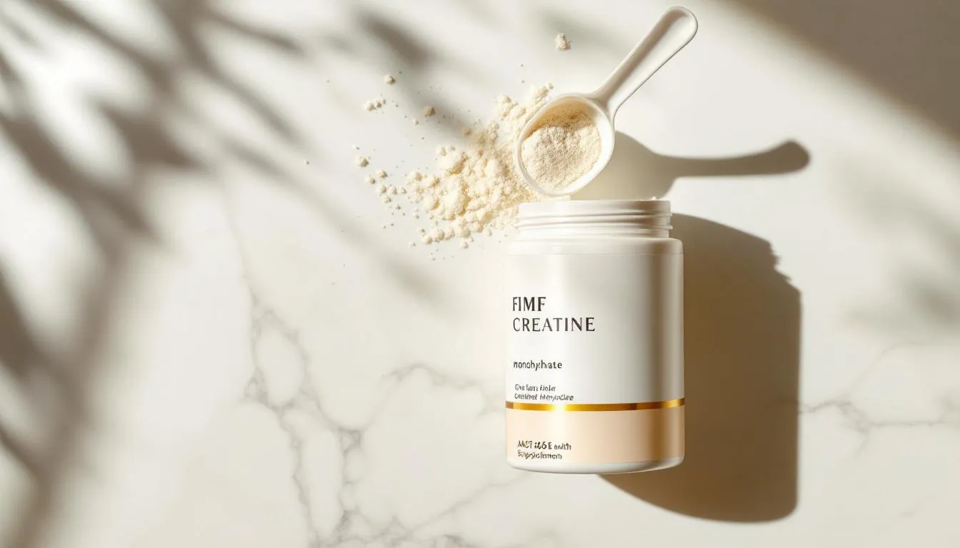 Just Ingredients creatine monohydrate powder container