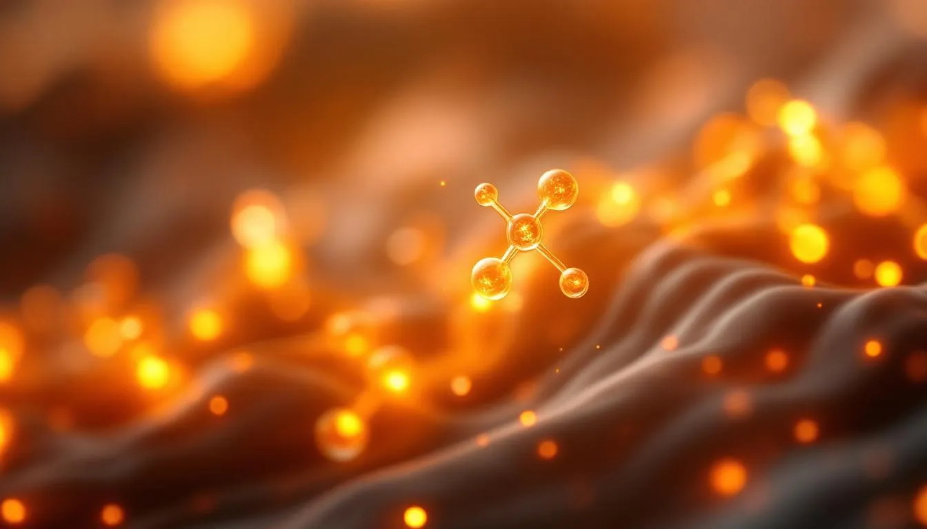 Mitochondria visualization representing cellular energy and aging research