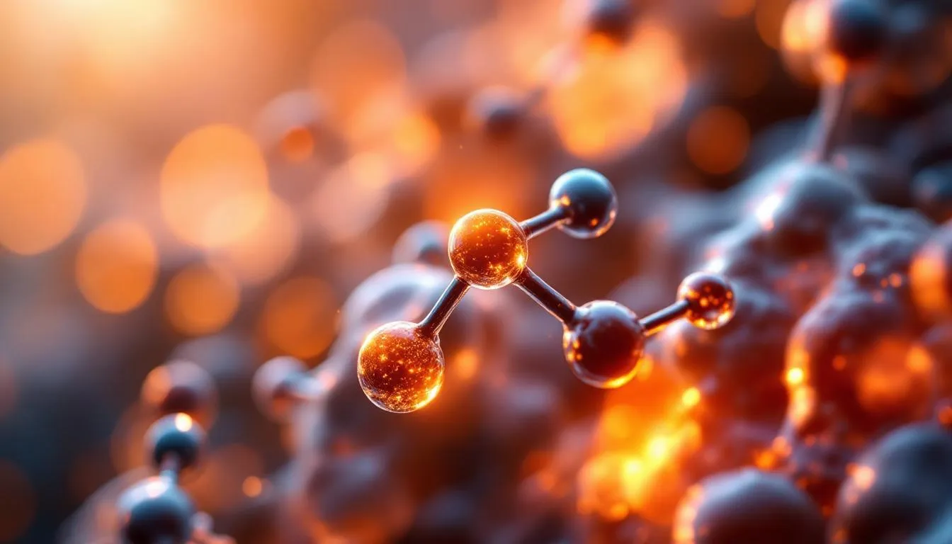 Amino acid molecular structure visualization for taurine research